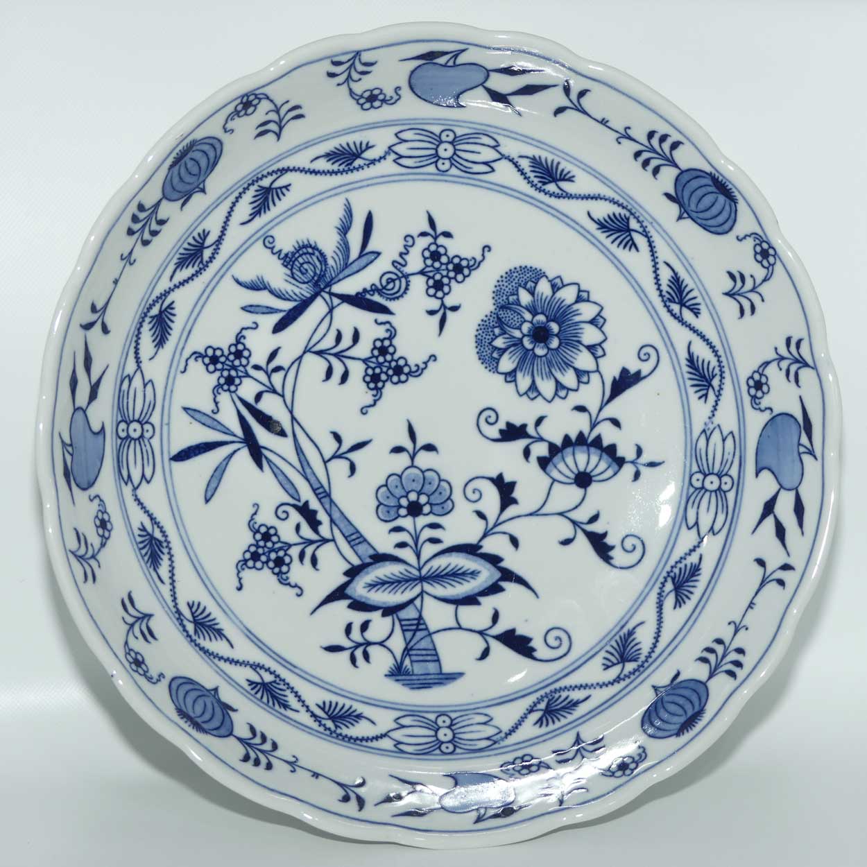 Meissen Blue Onion | Zwiebelmuster large round fruit bowl | 27cm diameter