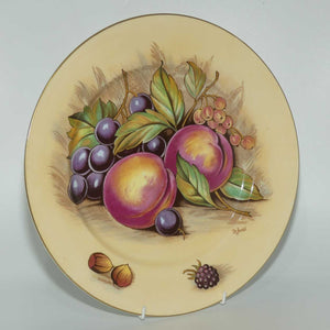 Aynsley Fruit Orchard Gold plate D Jones