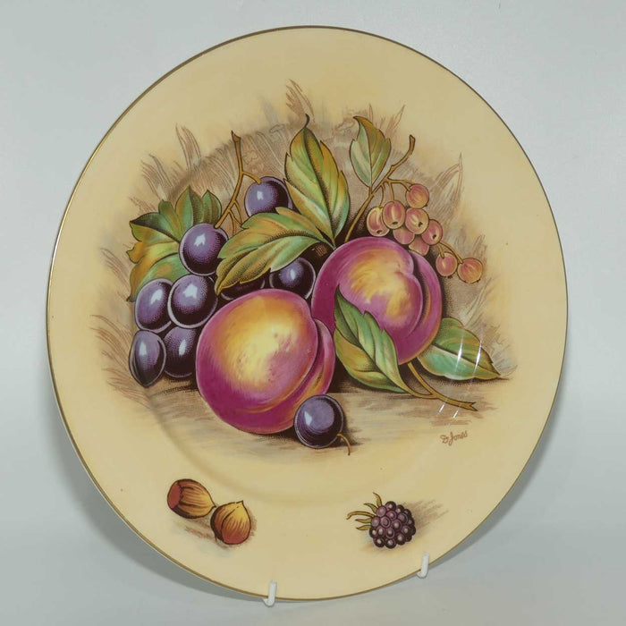 Aynsley Fruit Orchard Gold plate D Jones