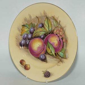 Aynsley Fruit Orchard Gold plate D Jones