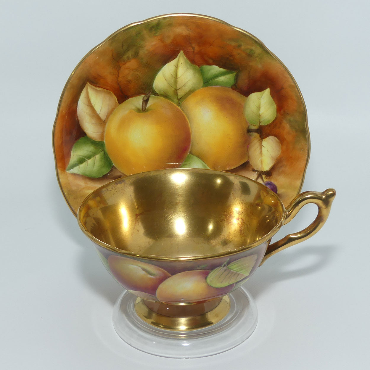 Coalport Hand Painted Fruit tea duo #2 | Pass & Mottram