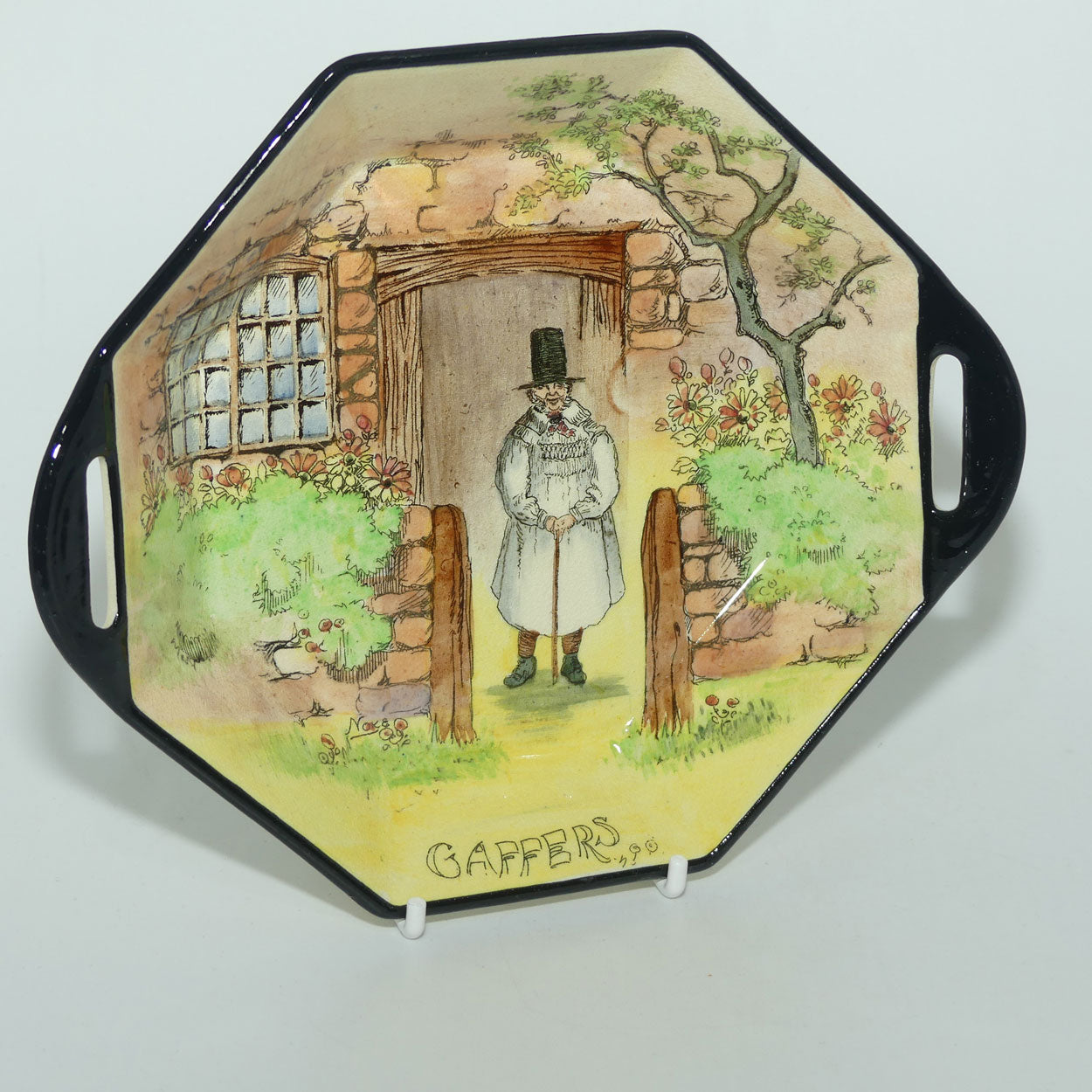 Royal Doulton Gaffers hexagonal dish with twin handles | D4210