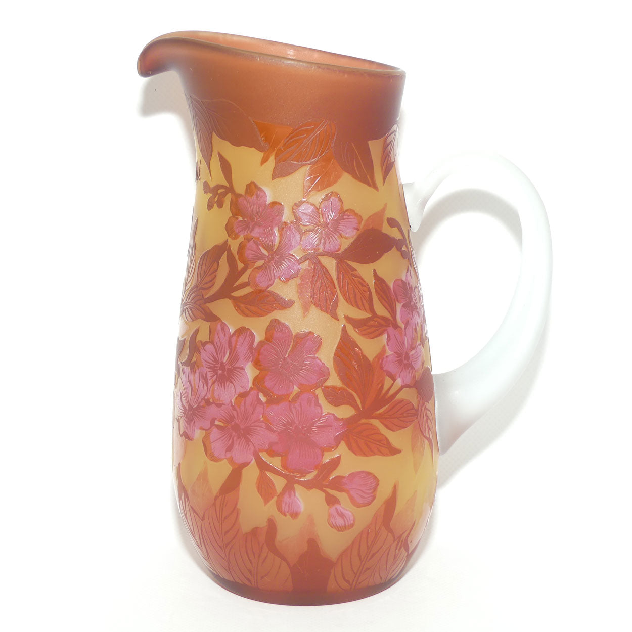 Galle type Cameo Glass | COPY | floral jug