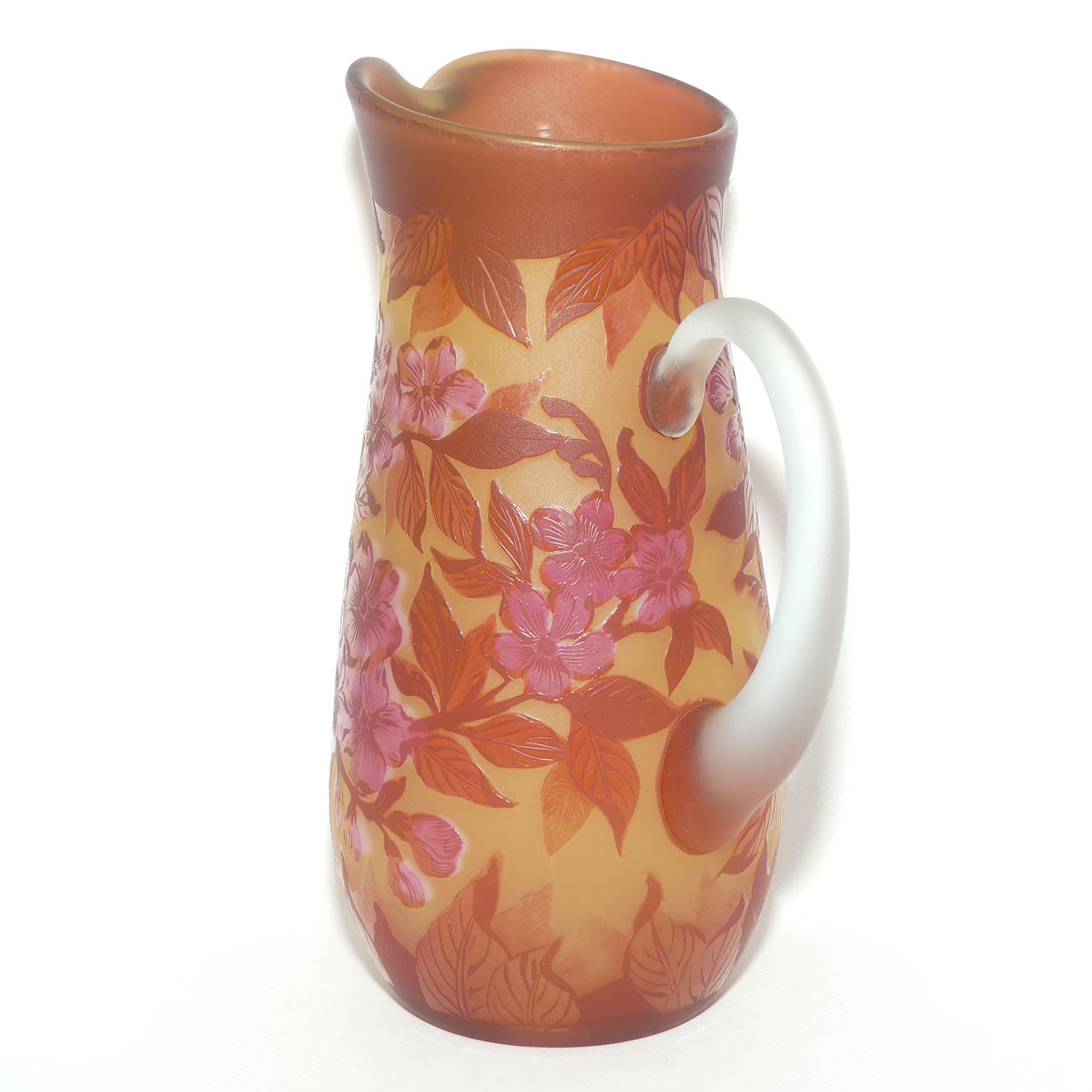 Galle type Cameo Glass | COPY | floral jug