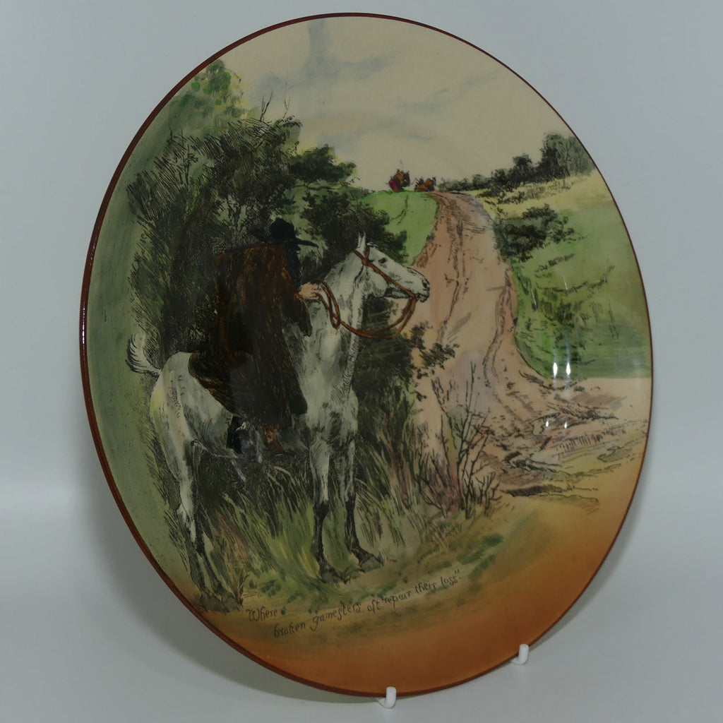 Royal Doulton Old English Scenes | Where Broken Gamesters oft repair their Loss D4833
