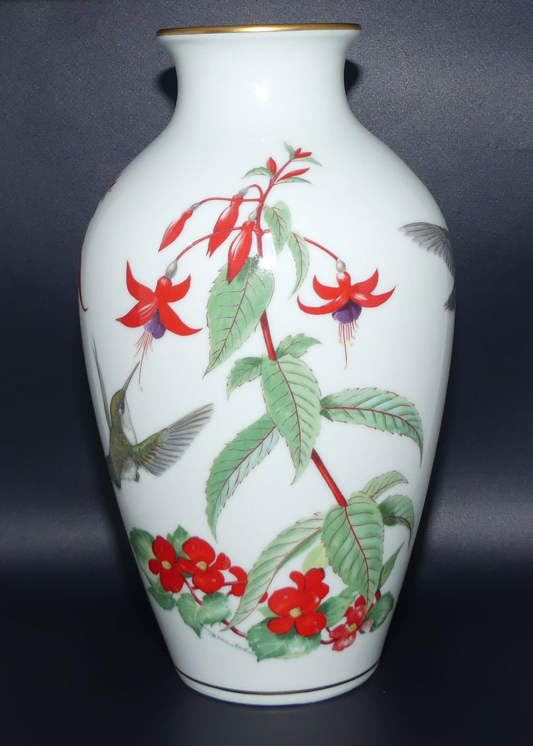 Franklin Porcelain | The Garden Bird vase by Basil Ede
