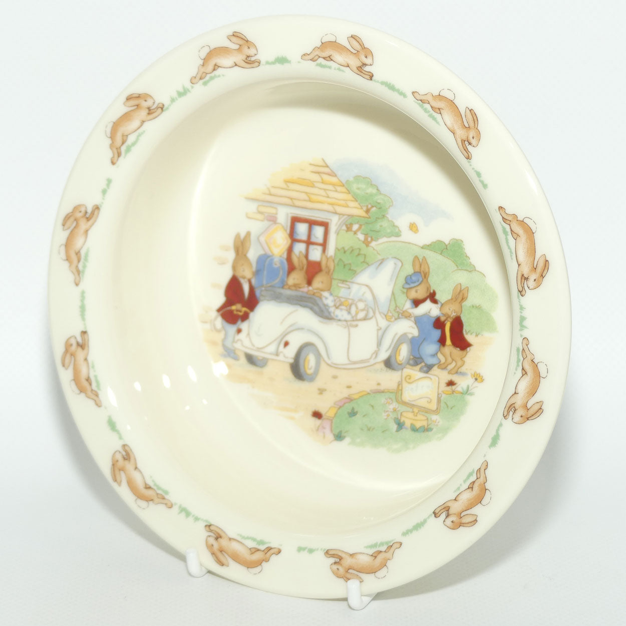 Royal Doulton Bunnykins Petrol In The Sports Car Bowl | Boxed