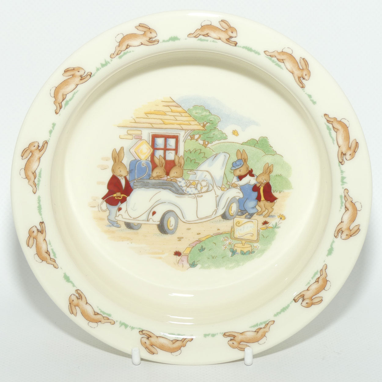 Royal Doulton Bunnykins Petrol In The Sports Car Bowl | Boxed