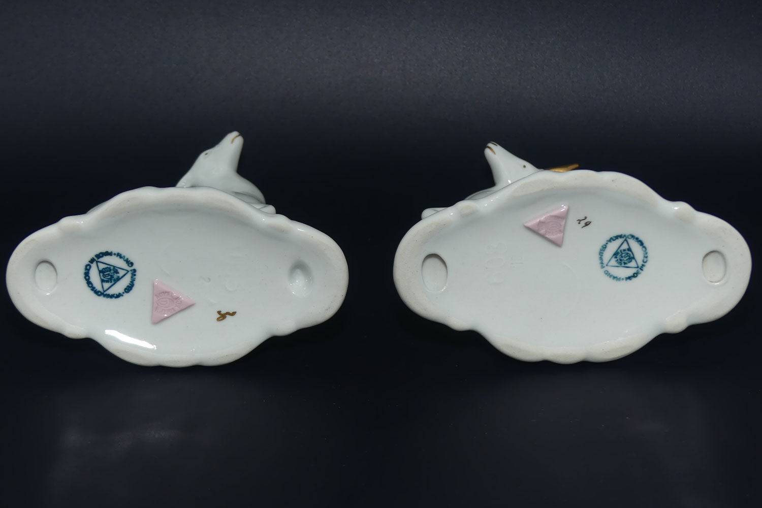 Royal Dux pair of figures | Deer and Doe