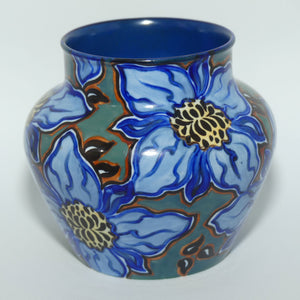 Carlton Ware Art Deco Handcraft vase | Gentian pattern 3358