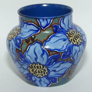 Carlton Ware Art Deco Handcraft vase | Gentian pattern 3358