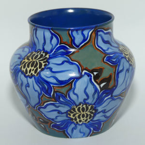 Carlton Ware Art Deco Handcraft vase | Gentian pattern 3358