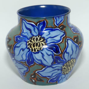 Carlton Ware Art Deco Handcraft vase | Gentian pattern 3358