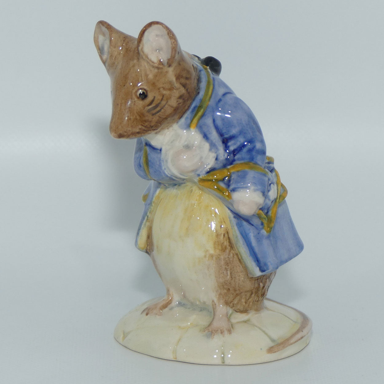 Royal Albert Beatrix Potter Gentleman Mouse Made a Bow | BP6a