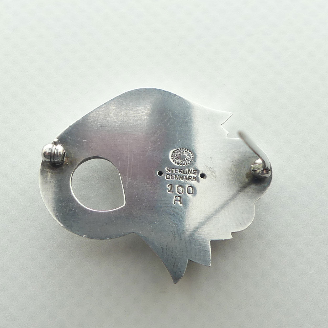 Georg Jensen Sterling Silver Denmark | Tulip Pin Brooch | 100A