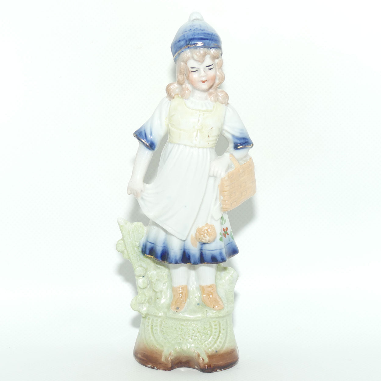 German Glazed Girl figurine c.1900 | Numbered 5953