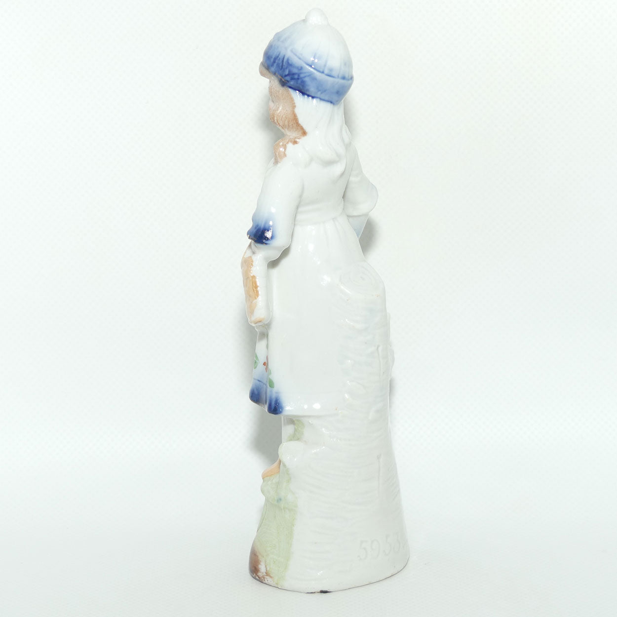 German Glazed Girl figurine c.1900 | Numbered 5953