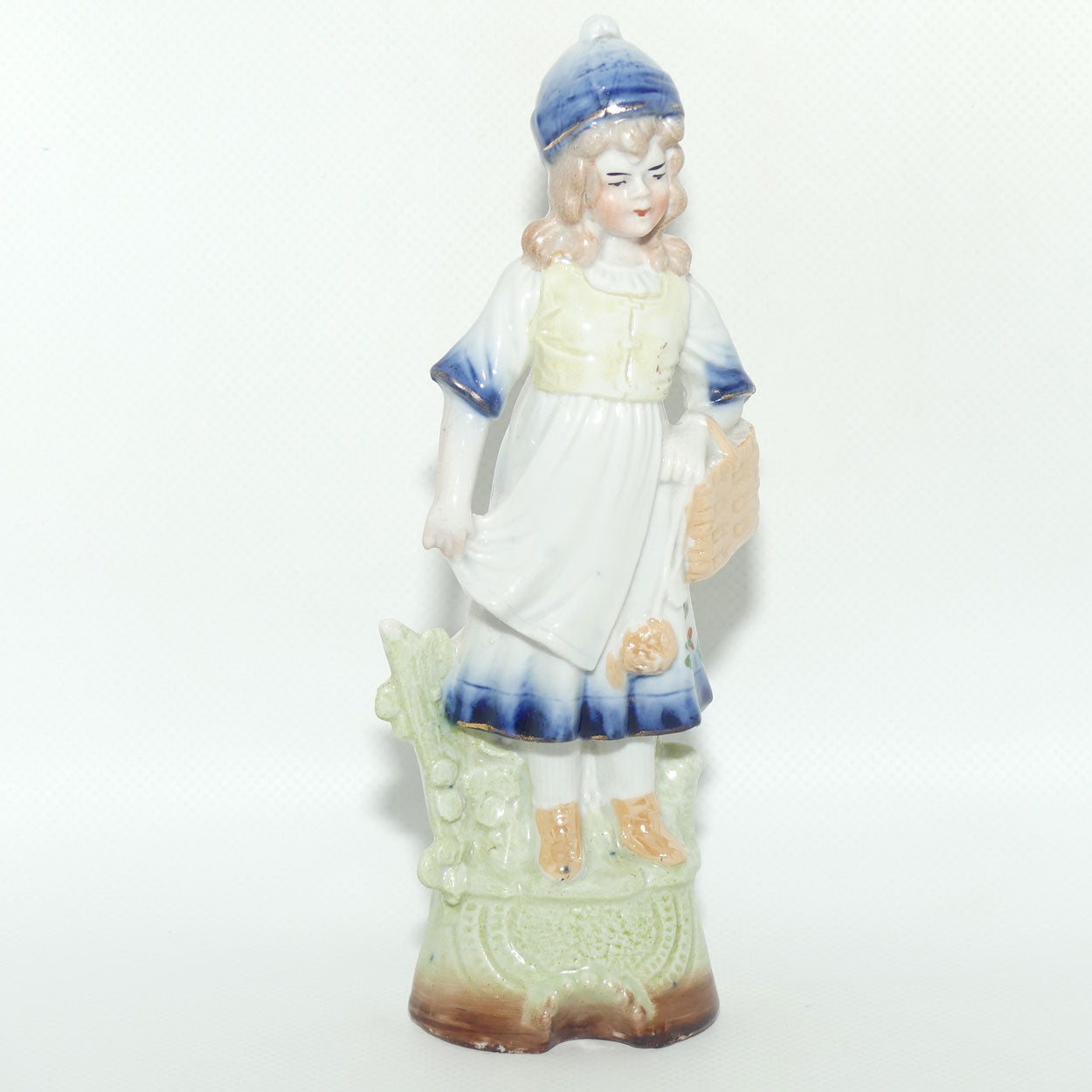 German Glazed Girl figurine c.1900 | Numbered 5953