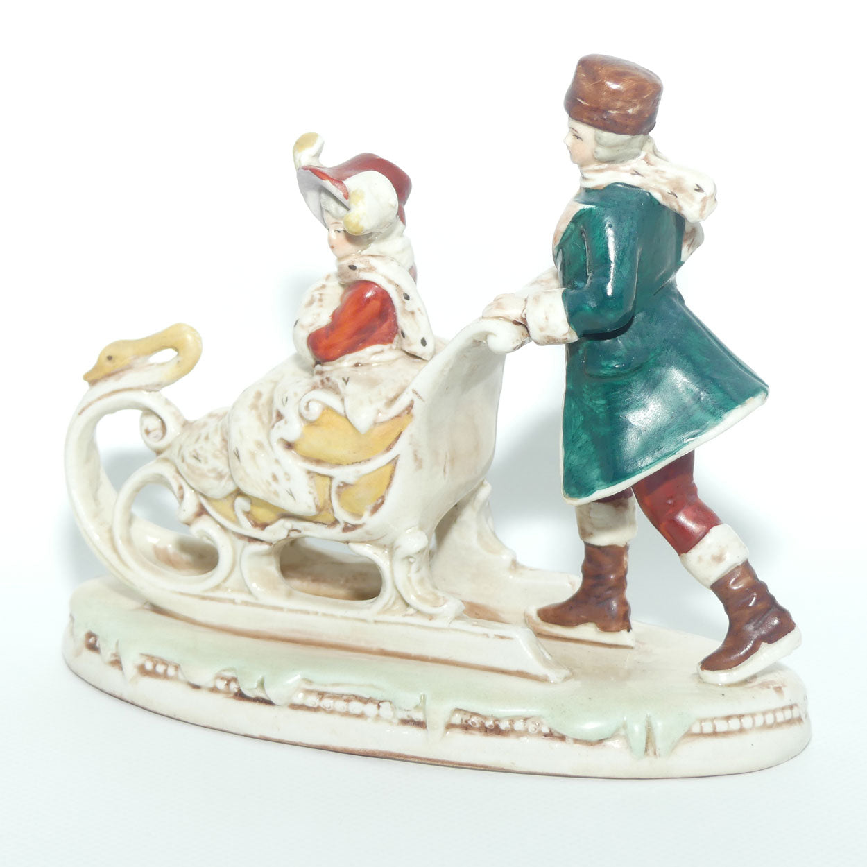 Grafenthal Germany figure | Christmas Sled | Christmas Sleigh | Model 20963