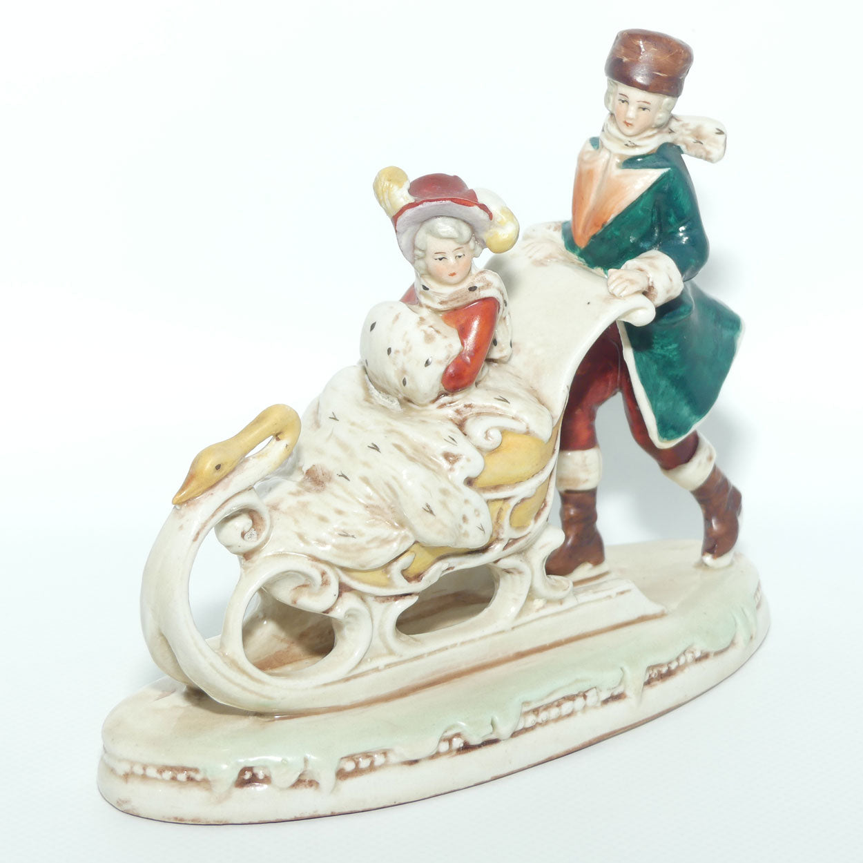 Grafenthal Germany figure | Christmas Sled | Christmas Sleigh | Model 20963