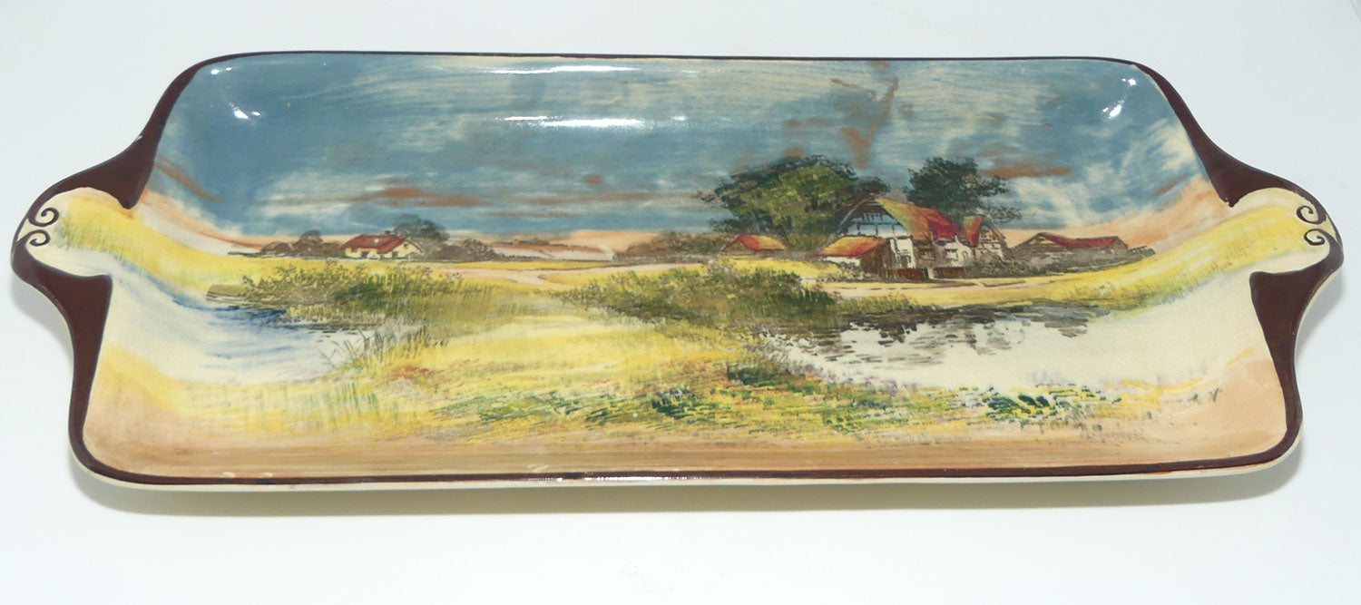 Royal Doulton English Cottages A giant York sandwich tray D4390