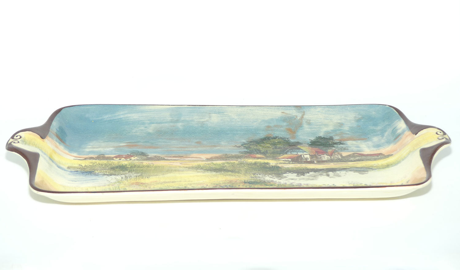 Royal Doulton English Cottages A giant York sandwich tray D4390