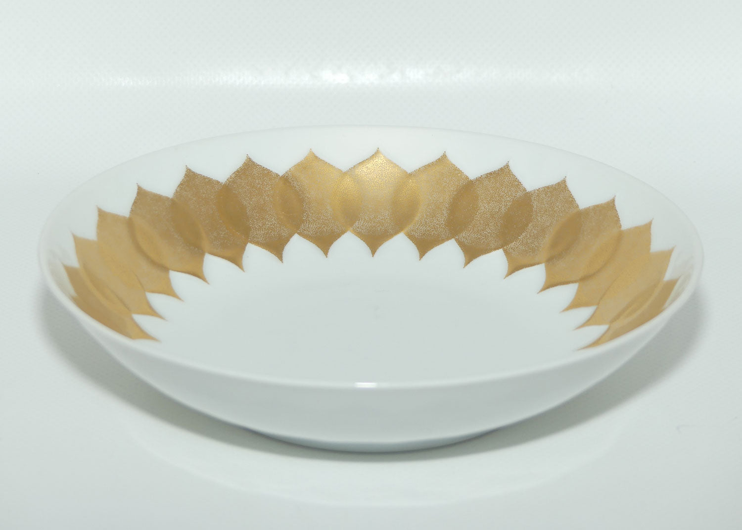 Rosenthal Bjorn Wiinblad | Studio Line Form Golden Lotus pattern bowl | 18.2cm diam