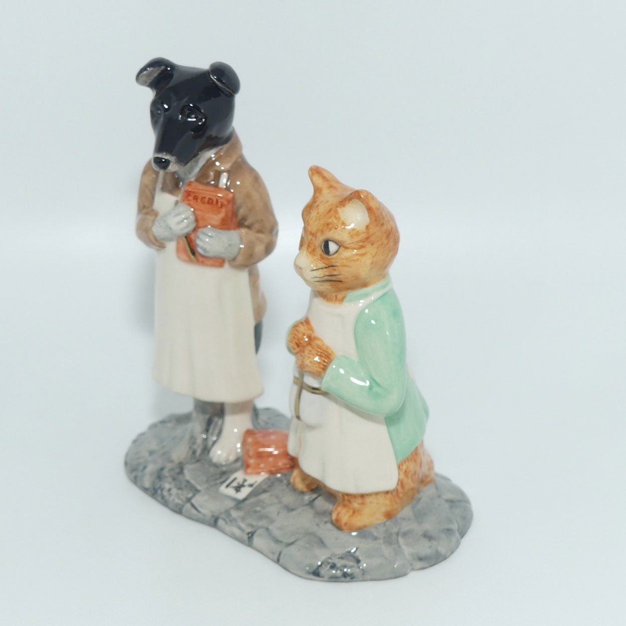 Beswick Beatrix Potter Ginger and Pickles tableau 