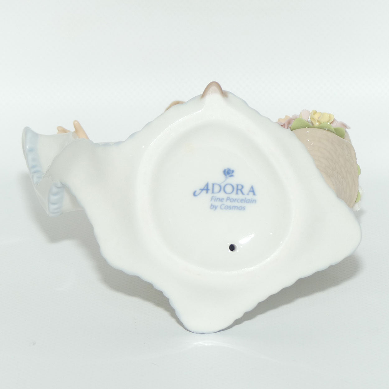 ADORA Cosmos Fine Porcelain | Girl With Basket of Flowers Figurine | #1