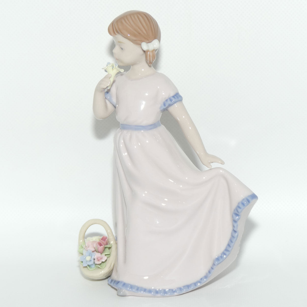ADORA Cosmos Fine Porcelain | Girl With Flowers Figurine