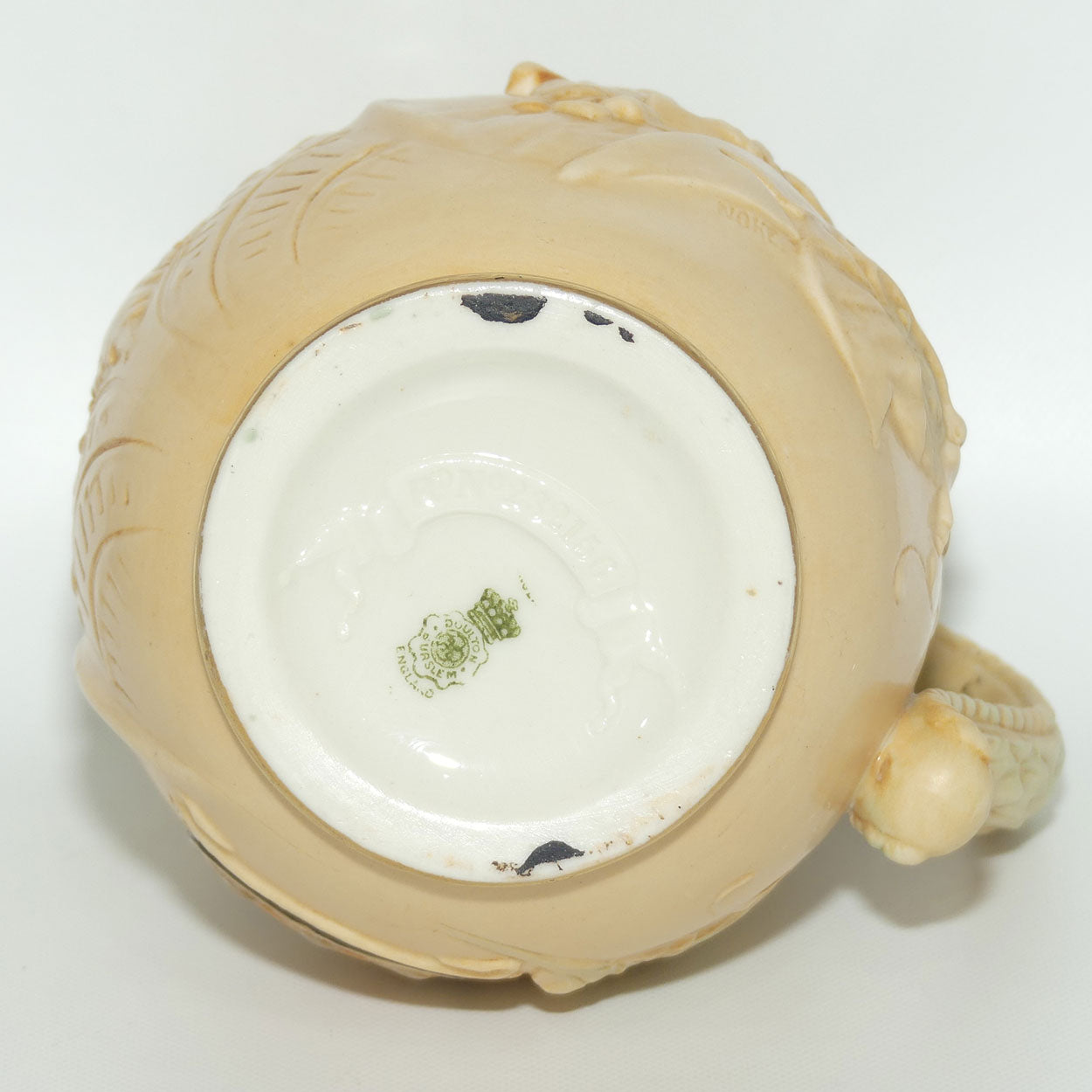 Doulton Burslem Vellum Ware jug William Ewart Gladstone