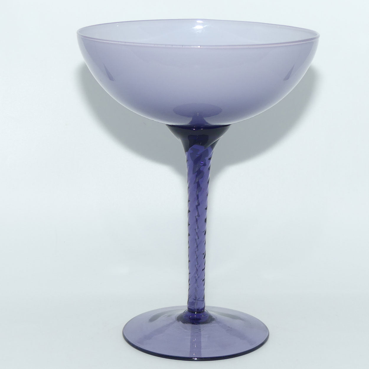 Vintage Decorative Glass comport | Lavender