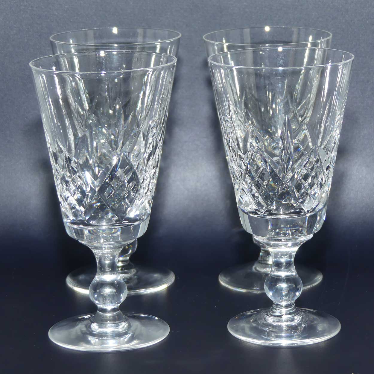 Stuart Crystal | Glengarry pattern | set 4 Wine glasses | 100ml