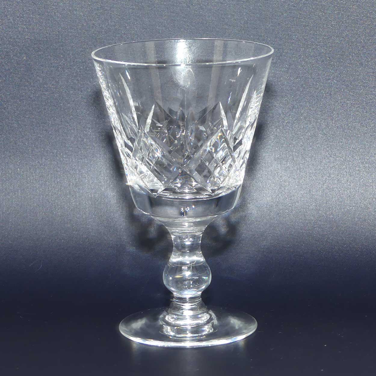Stuart Crystal | Glengarry pattern | set 6 Wine glasses | 75ml