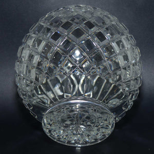 Diamond Cut Crystal Rose Bowl | Witches Bowl