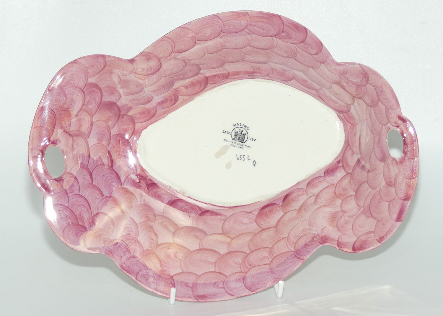 Maling Godetia pattern twin handle tray | 6552