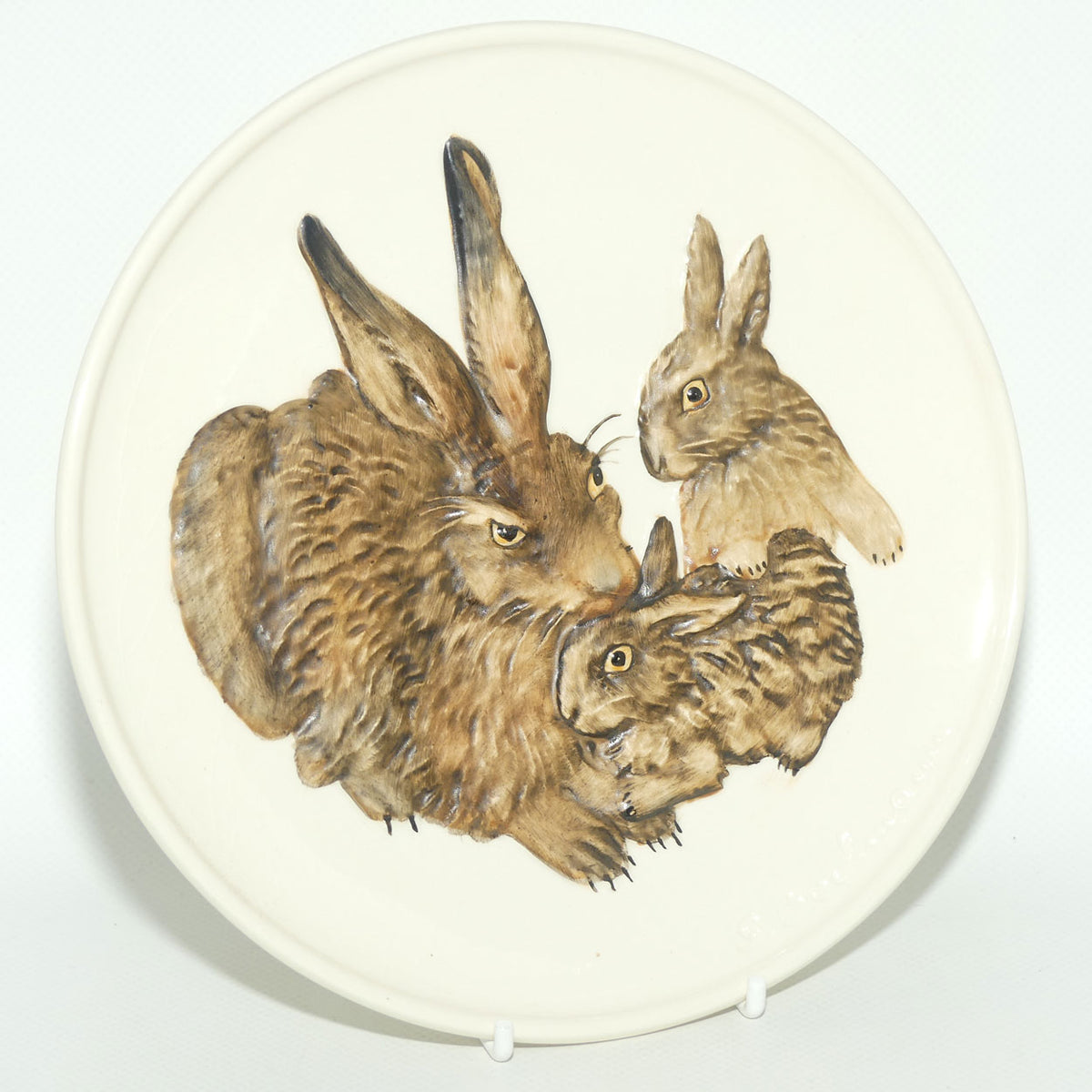 Goebel Germany Mothers Series plate | 1975 First Edition Rabbits