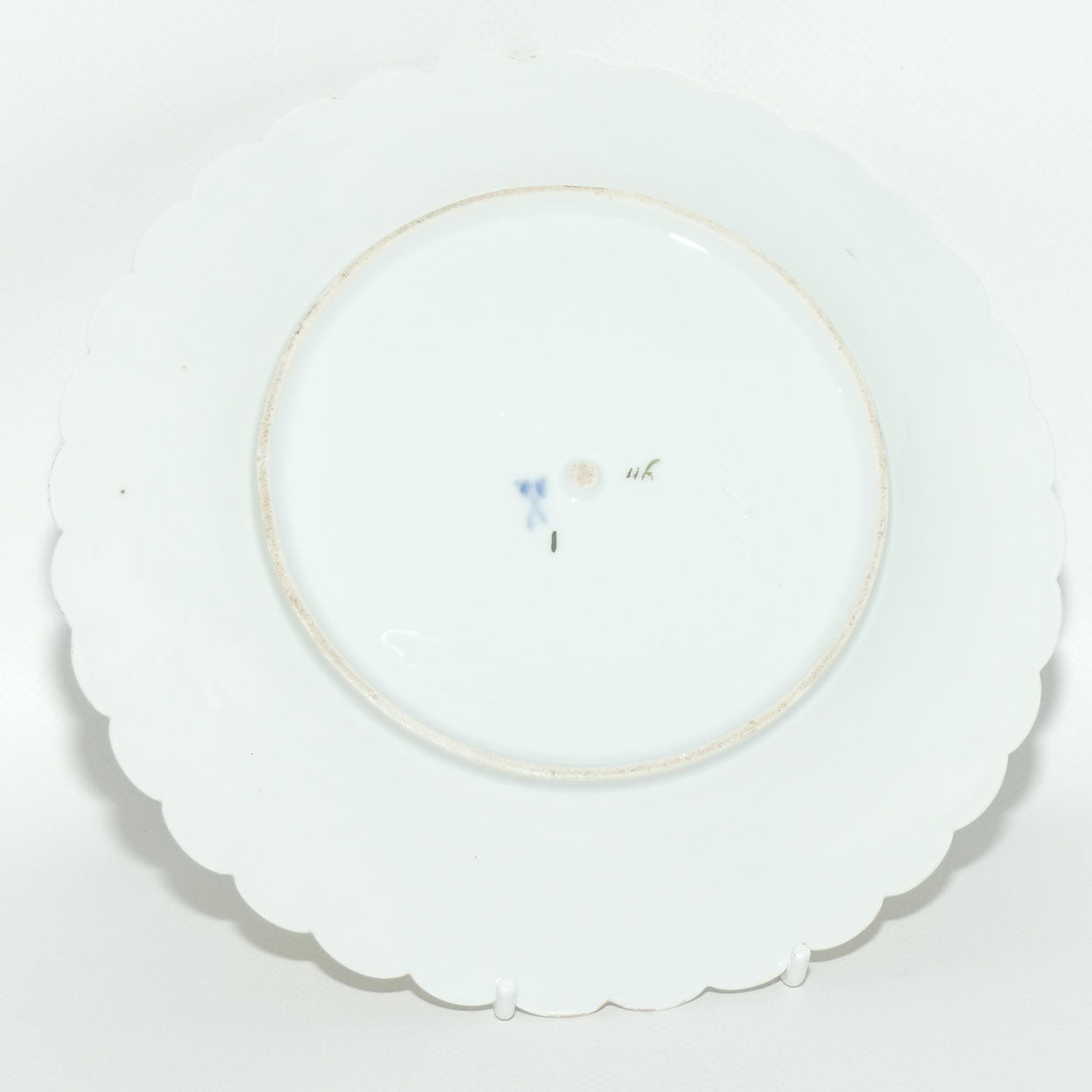 Meissen White and Gilt Embossed cabinet plate