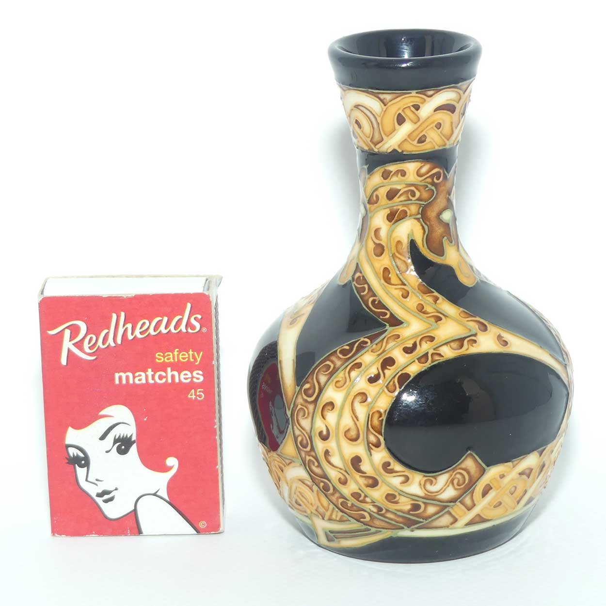 Moorcroft Golden Land Horse vase | Shape 02/4