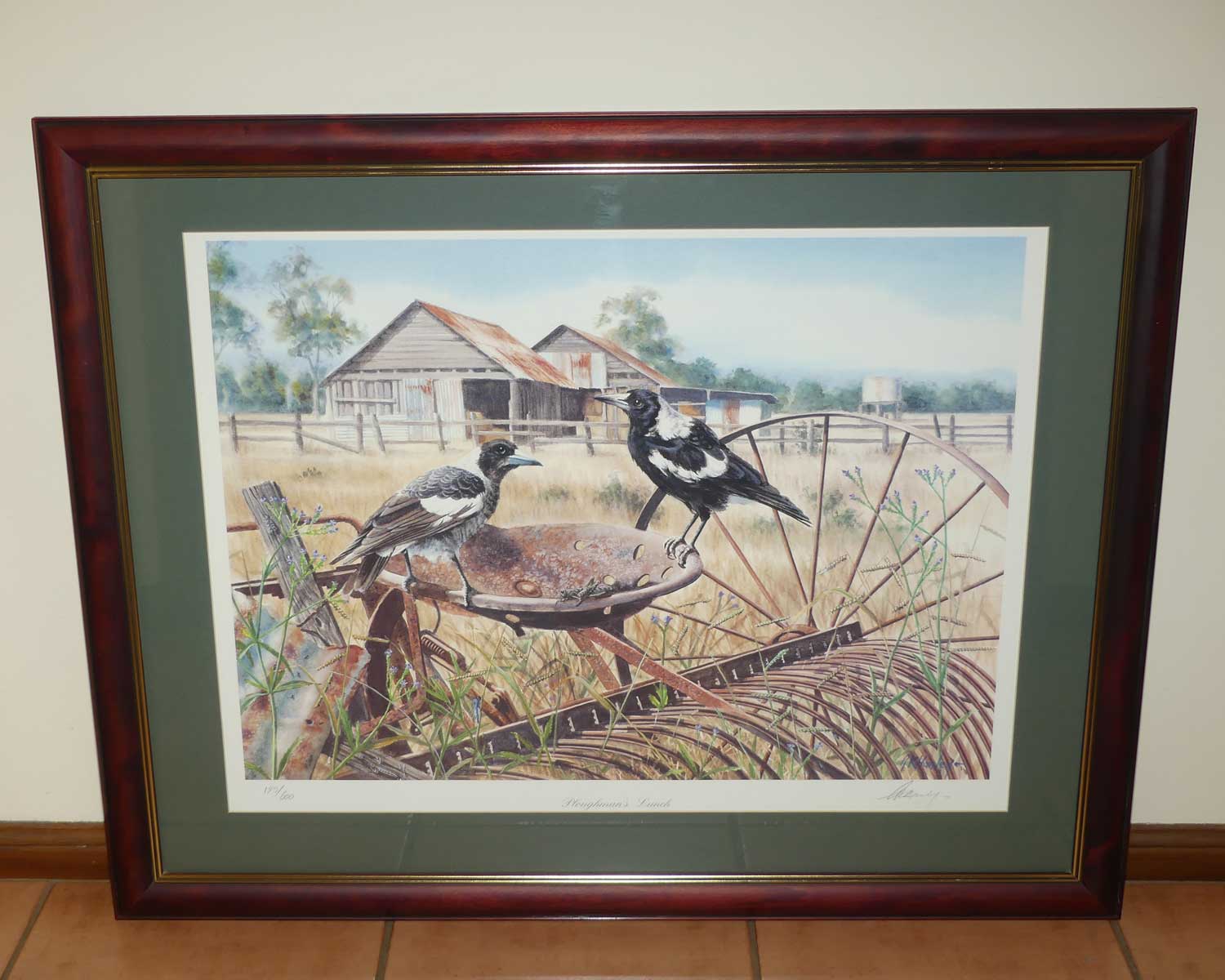 Gordon Hanley | Ploughman's Lunch framed print | LE 195/600 + Certificate of Authenticity