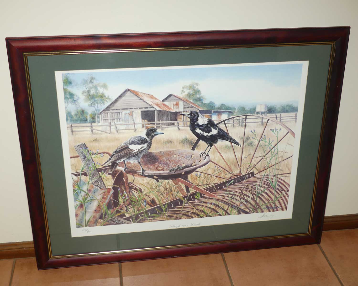 Gordon Hanley | Ploughman's Lunch framed print | LE 195/600 + Certificate of Authenticity