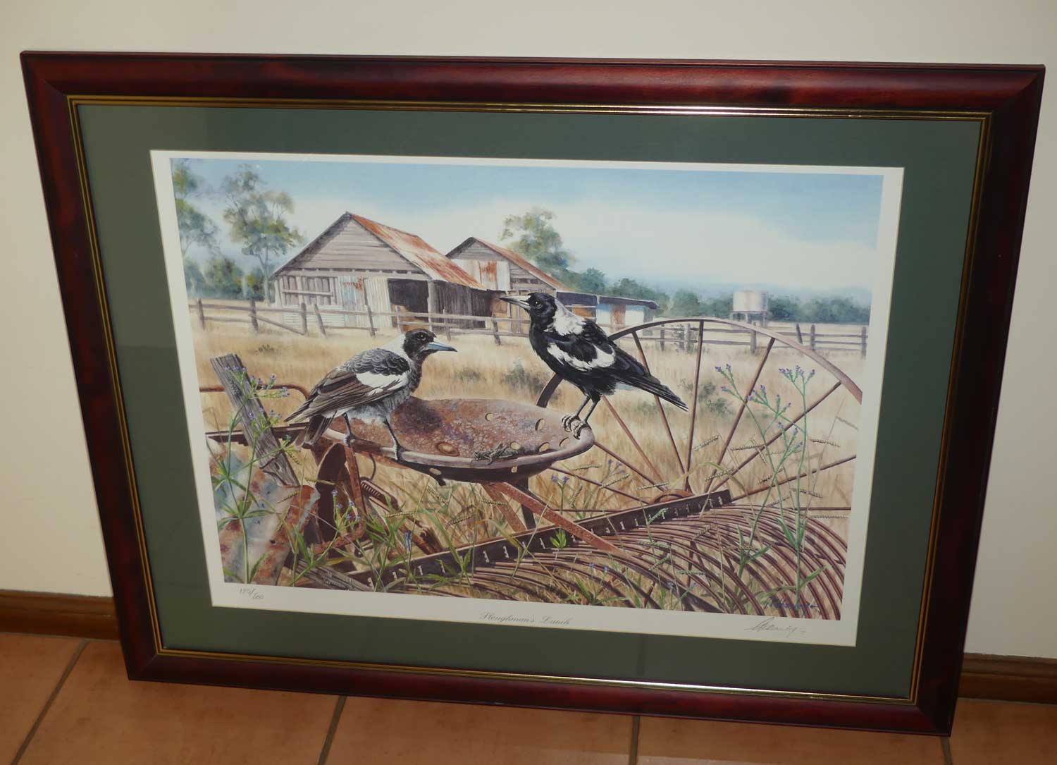 Gordon Hanley | Ploughman's Lunch framed print | LE 195/600 + Certificate of Authenticity