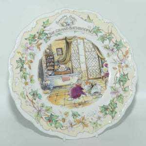 Royal Doulton Brambly Hedge Giftware | The Grand Bathroom plate | #2 | 20cm