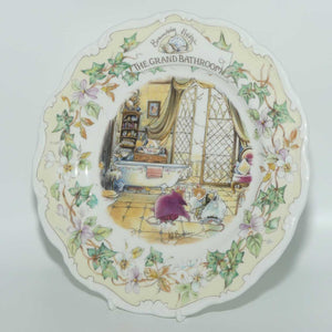 Royal Doulton Brambly Hedge Giftware | The Grand Bathroom plate | #2 | 20cm