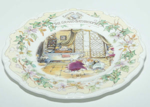 Royal Doulton Brambly Hedge Giftware | The Grand Bathroom plate | #2 | 20cm