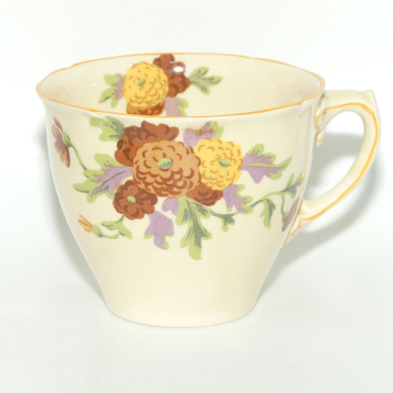 Royal Doulton Marigold pattern breakfast cup and saucer D5126