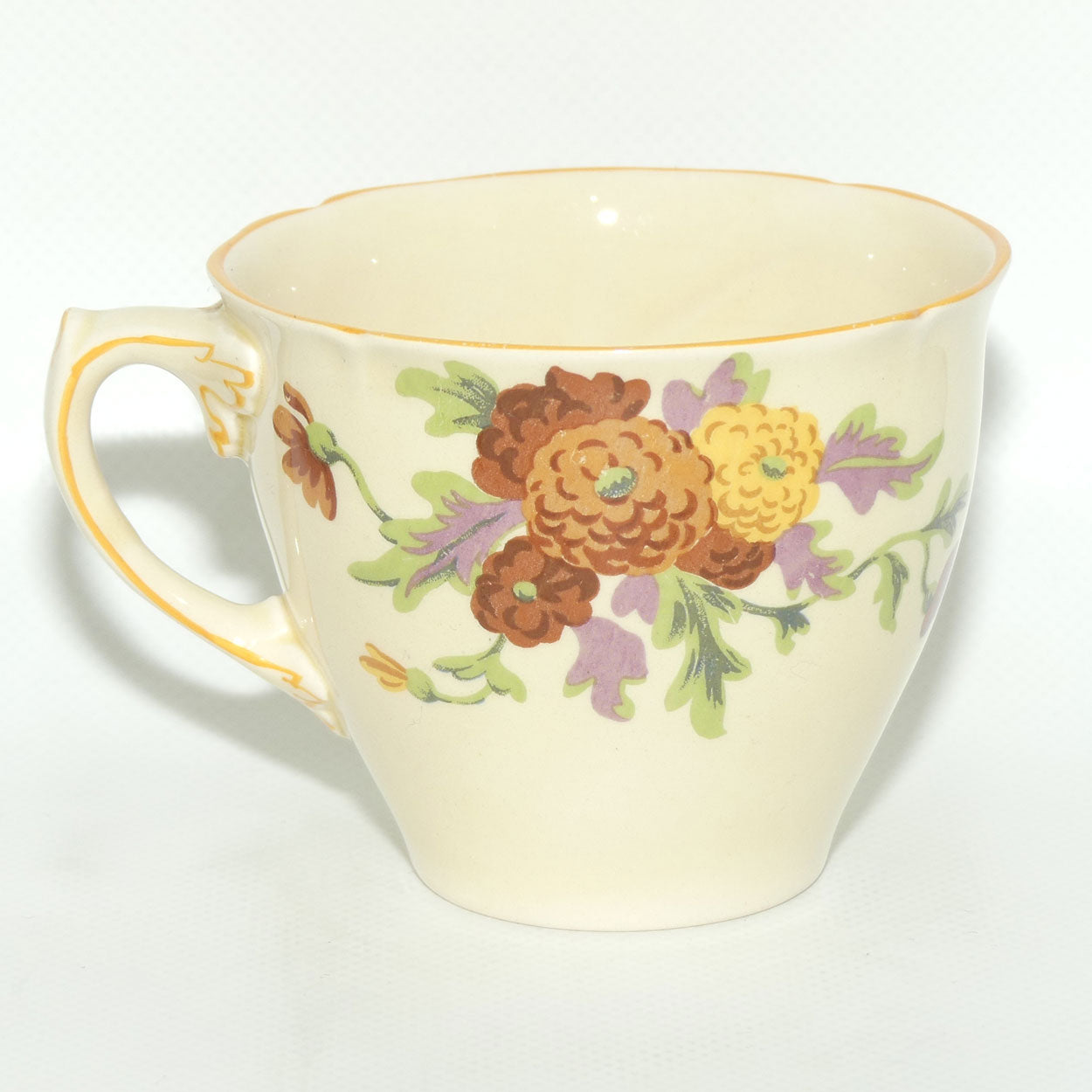 Royal Doulton Marigold pattern breakfast cup and saucer D5126