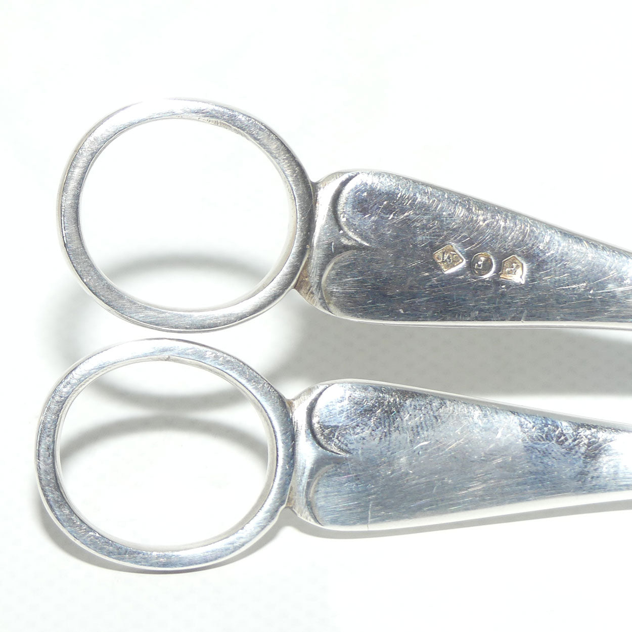Edwardian era RF Mosley EP Silver Plated grape shears