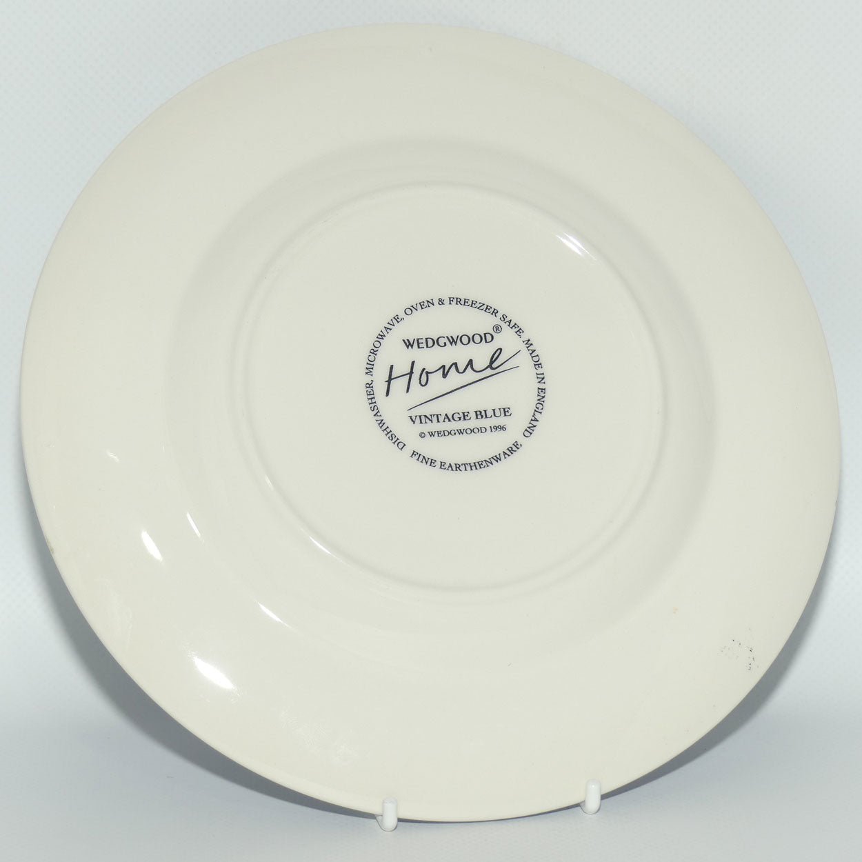 Wedgwood Vintage Blue | Blue and White plate | Grape Vine | 21cm diam