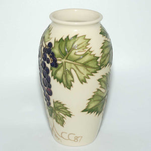 Moorcroft Grapevine Collectors Club 393/7 vase